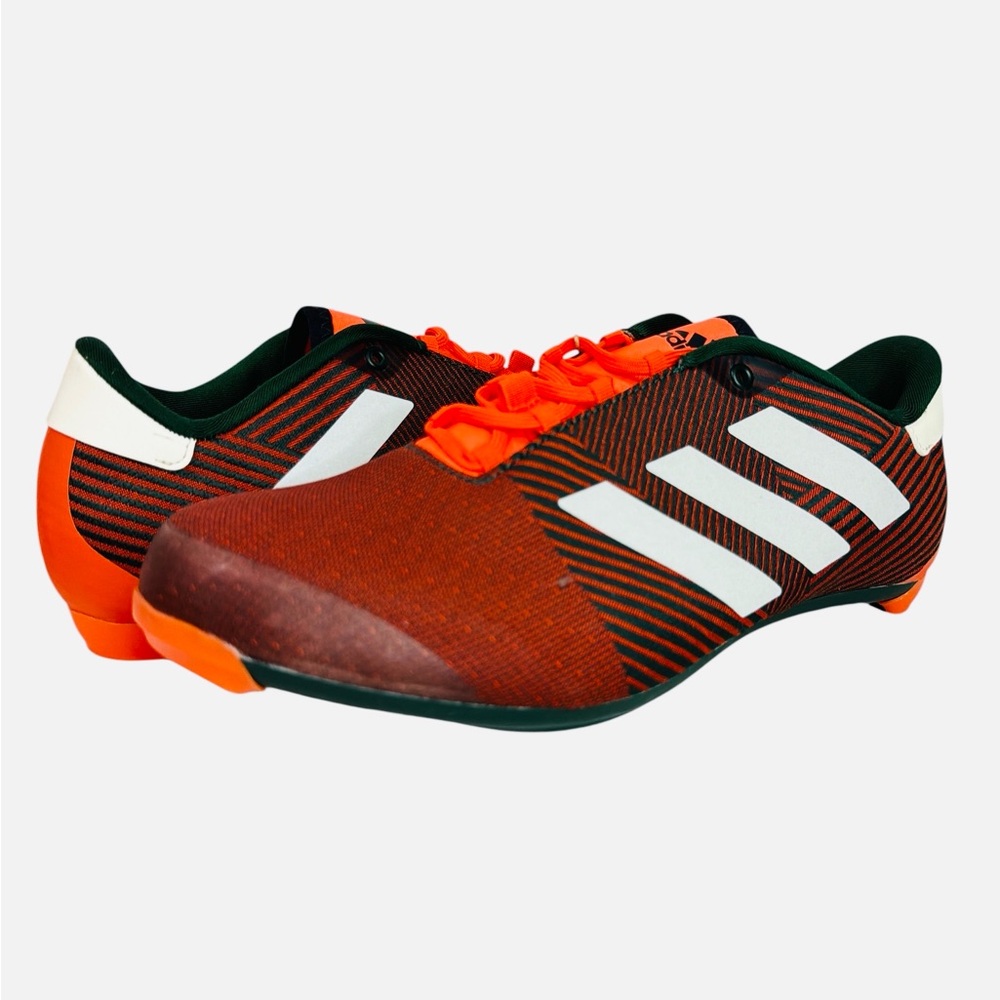 Adidas The Road Shoe Cycling Shoes GY6810 Orange/Green Mens Size 7/Wmn 8